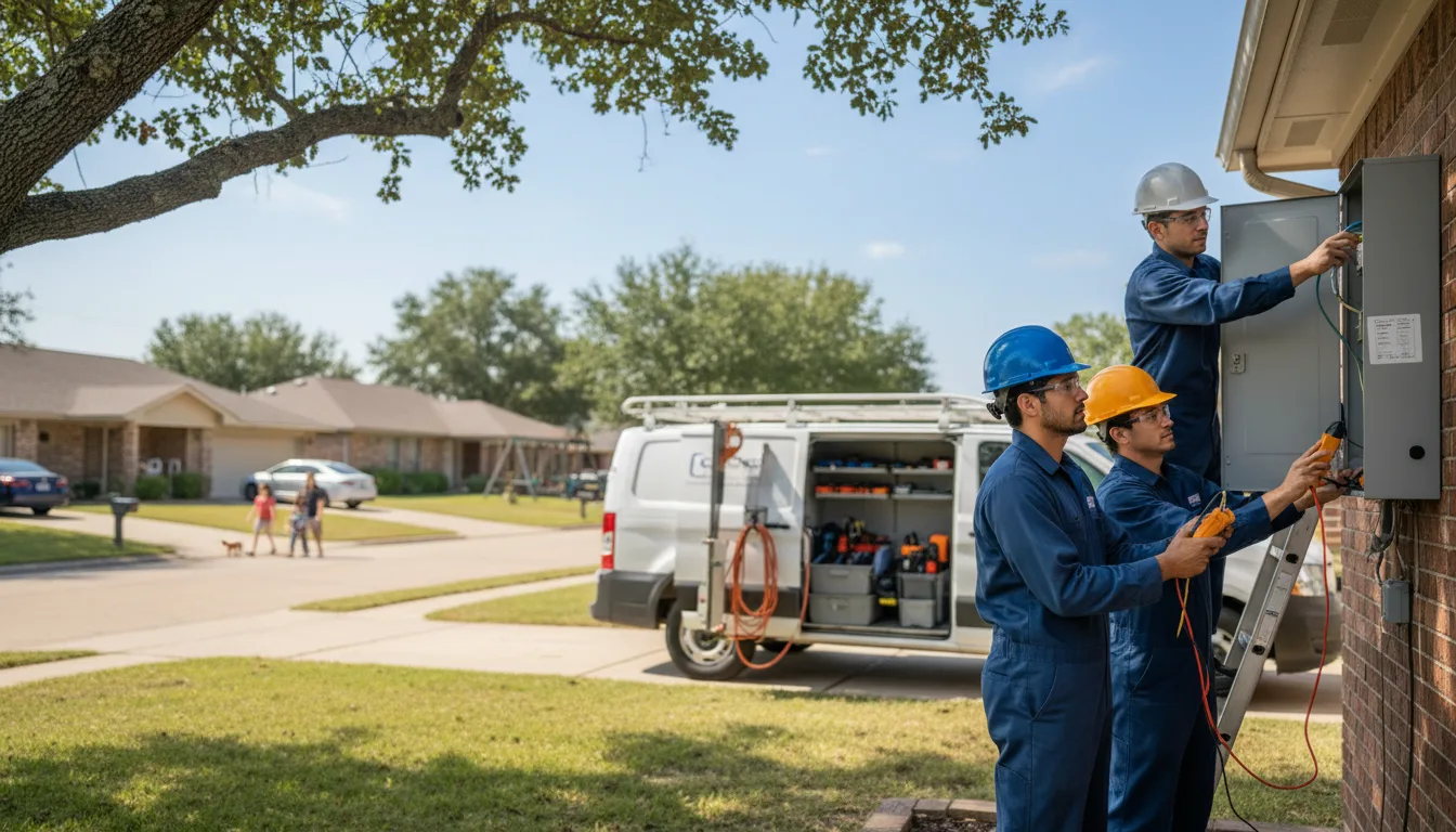 Certified electrician providing emergency electrical services in Blandinsville, IL